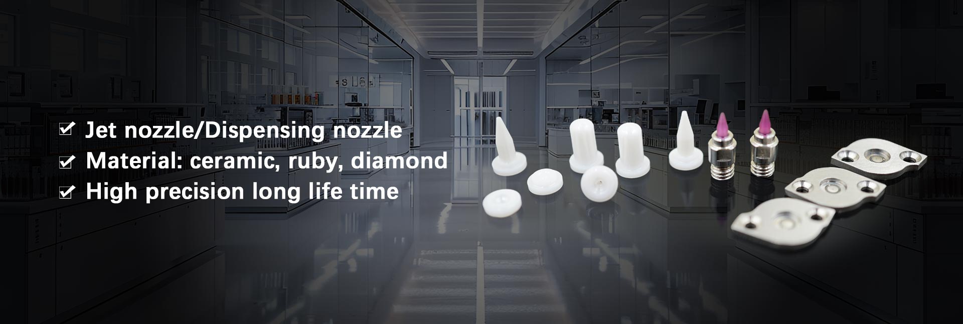 Ruby nozzles dispensing ceramic nozzles inkjet printers